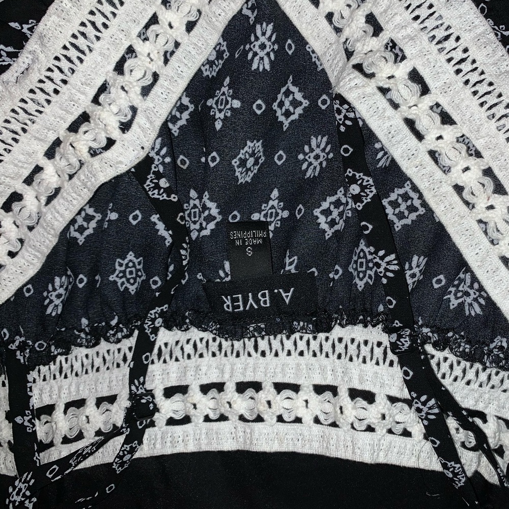 A. Byer lace trim blouse